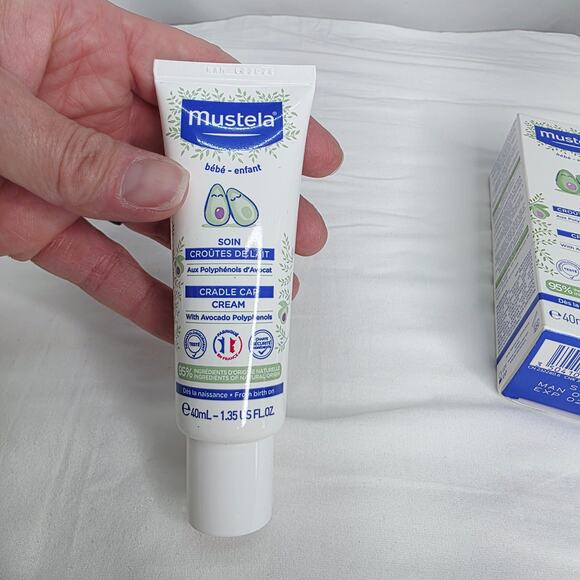 Mustela 2 pk Baby Cradle Cap Cream W Natural Avocado Paraben Free & Fragrance - Picture 7 of 8